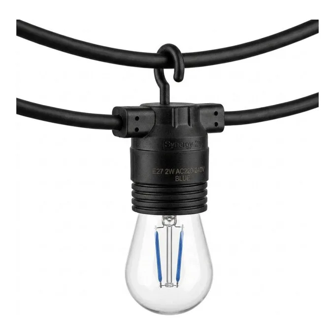 Synergy 21 LED Retrofit E27 S14 blau mit 2 Watt für Lichterkette — image 1