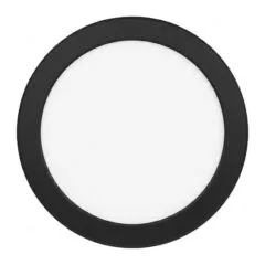Synergy 21 LED Wechselrahmen light panel rund 28W Schwarz