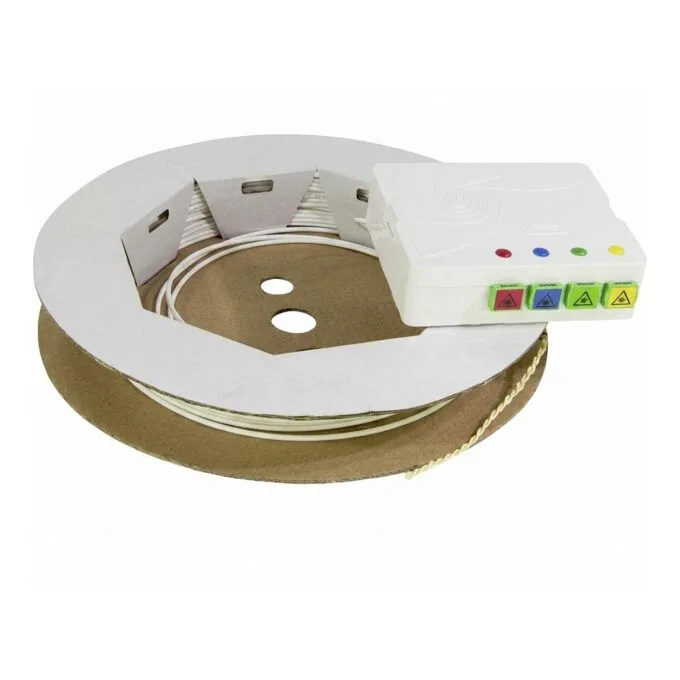 FTTH Compact Box pre-assembled 4xLC-APC open end 20m 9-125u G.657A2 — image 1