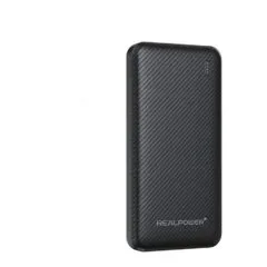 REALPOWER PB-10000 SSB,10.000mAh,solid battery, black