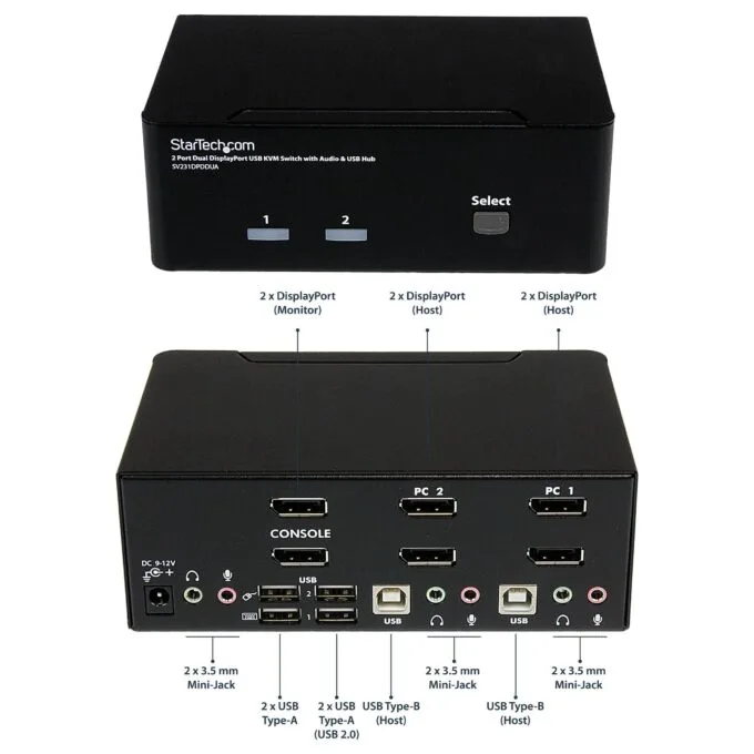 StarTech.com SV231DPDDUA2 KVM switch — image 8