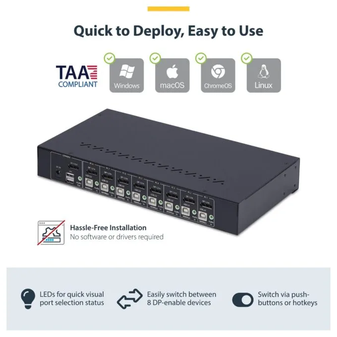 StarTech.com R8AD122-KVM-SWITCH KVM switch — image 7