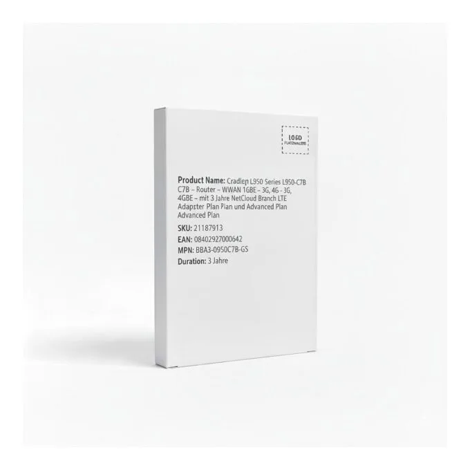 Cradlepoint L950 Series L950-C7B - Router - WWAN 1GbE - 3G, 4G - with 3 years NetCloud Branch LTE Adapter Essentials Plan and Advanced Plan — image 1