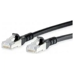 METZ CONNECT patch cable Cat.6A AWG 26, LSOH, black, 60 m