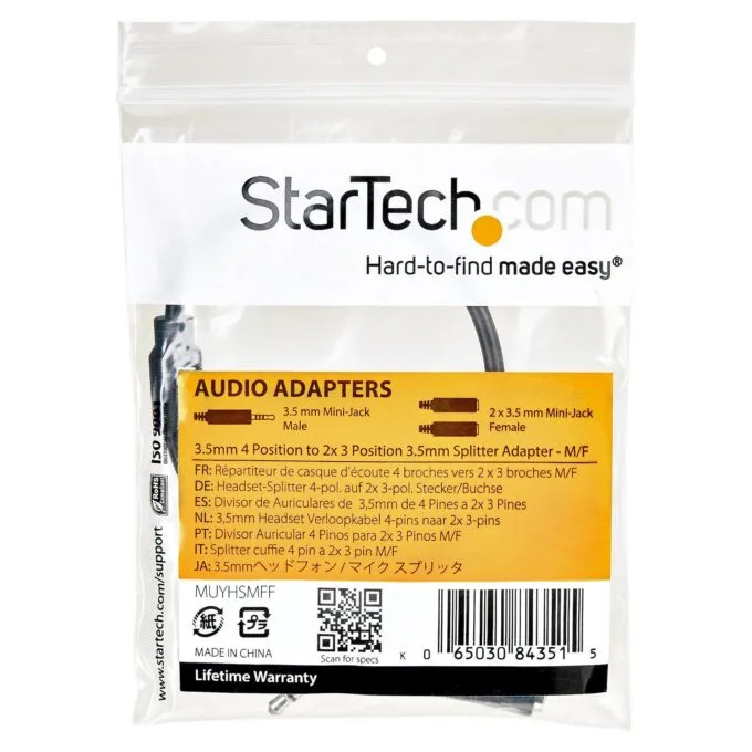 StarTech.com MUYHSMFF audio splitter — image 6
