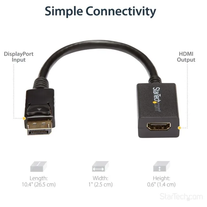 StarTech.com DP2HDMI2 video cable adapter — image 12