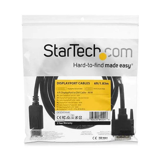 StarTech.com DP2DVI2MM6 video cable adapter — image 6
