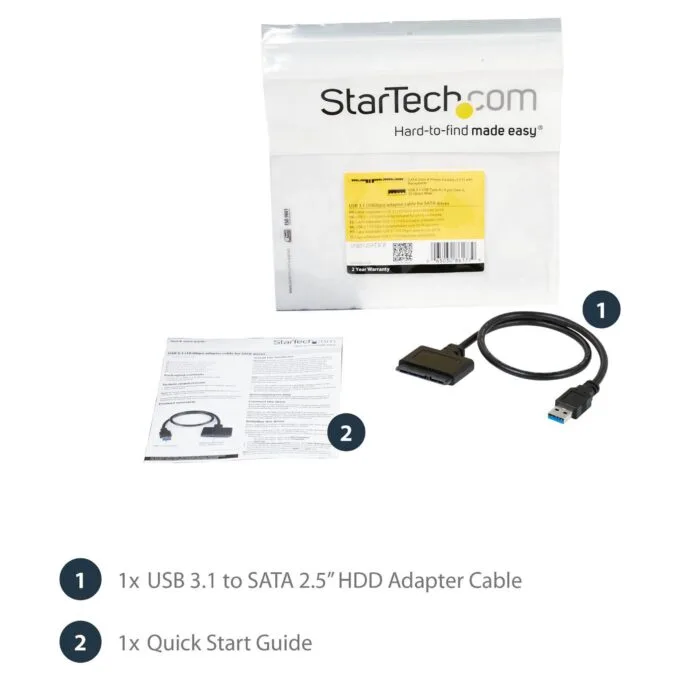 StarTech.com USB312SAT3CB cable gender changer — image 11