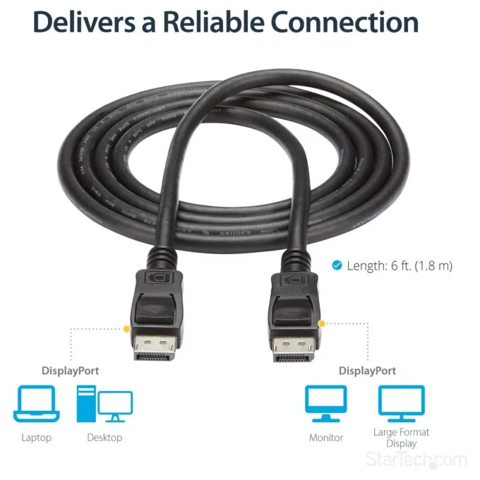 StarTech.com DISPLPORT6L DisplayPort cable — image 12
