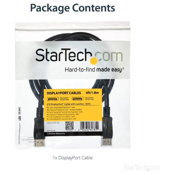 StarTech.com DISPLPORT6L DisplayPort cable — image 13