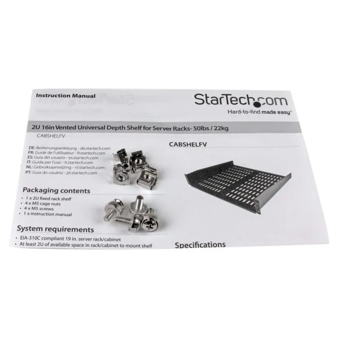 StarTech.com CABSHELFV rack accessory — image 3