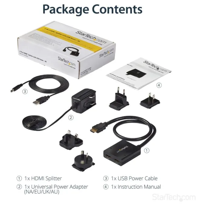 StarTech.com ST122HD4KU video splitter — image 14