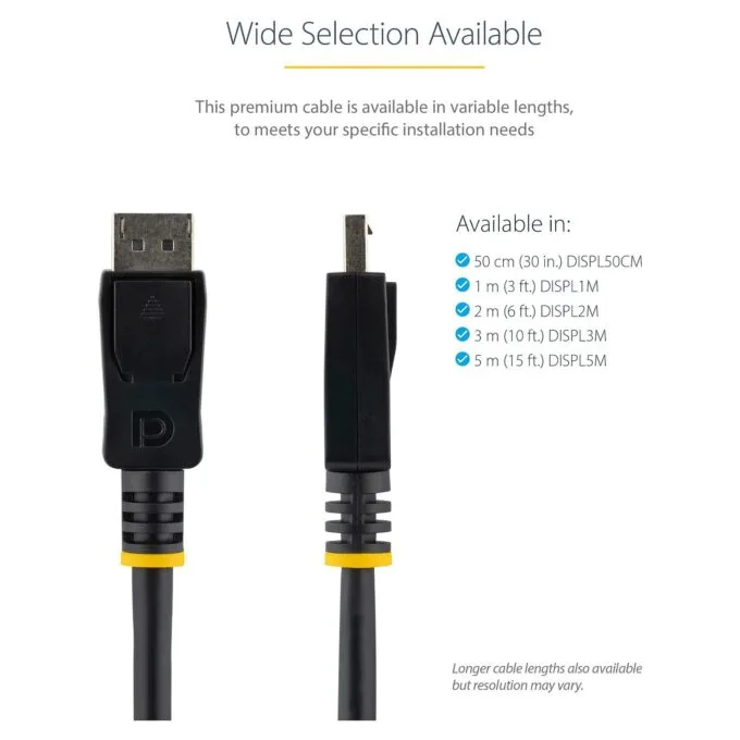 StarTech.com DISPL50CM DisplayPort cable — image 4