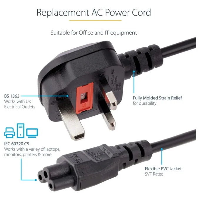 StarTech.com PXTNB3SUK1M power cable — image 6
