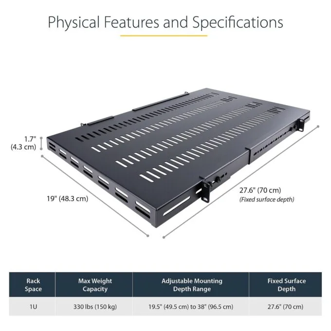 StarTech.com ADJSHELFHDV rack accessory — image 9