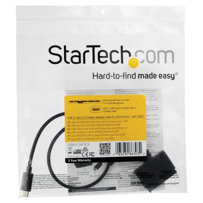 StarTech.com USB31CSAT3CB laptop dock/port replicator — image 4