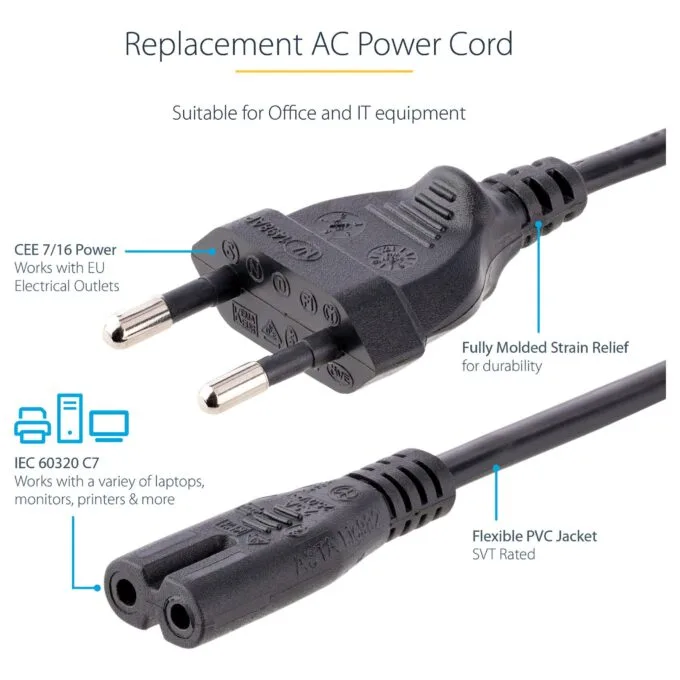 StarTech.com PXTNB2SEU1M power cable — image 4
