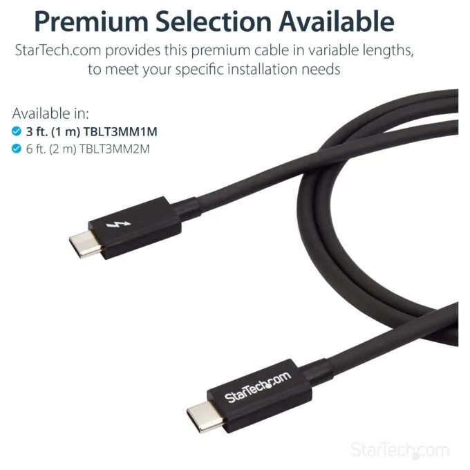 StarTech.com TBLT3MM1M Thunderbolt cable — image 9