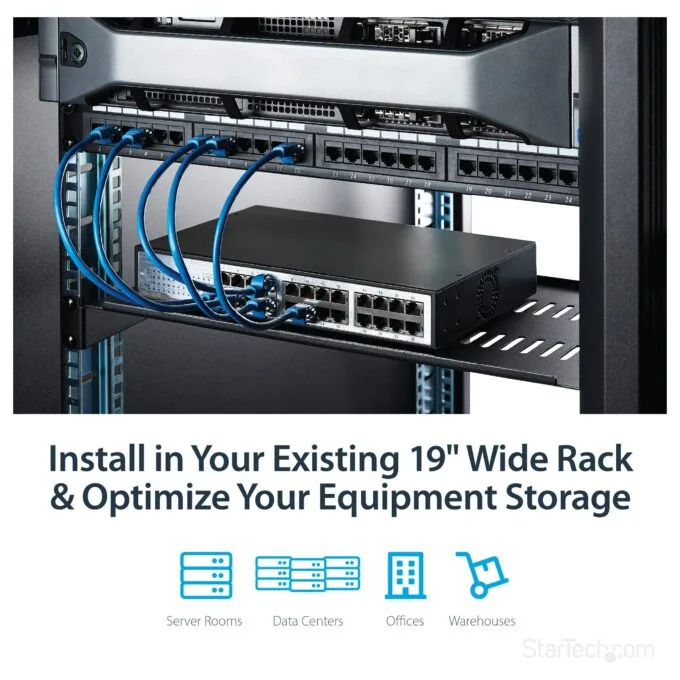 StarTech.com CABSHELFV1U rack accessory — image 8