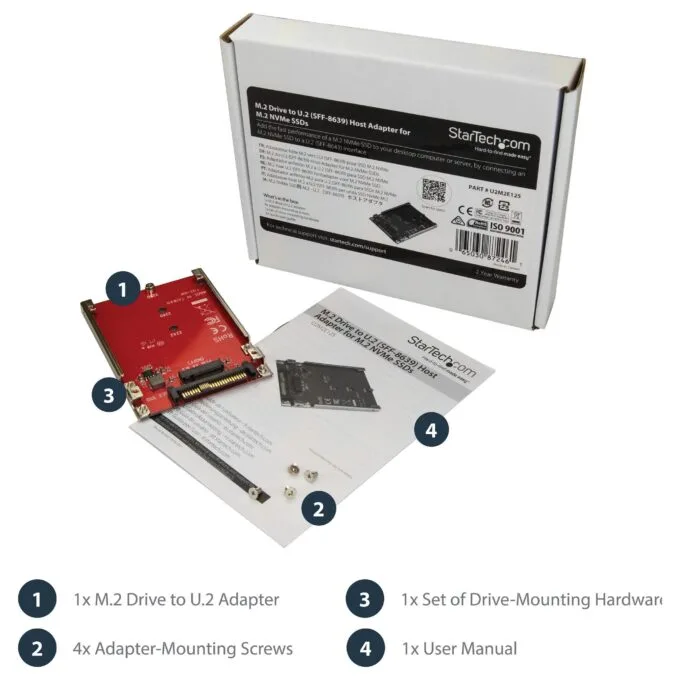 StarTech.com U2M2E125 interface cards/adapter — image 10