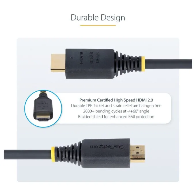 StarTech.com HDMI2-CABLE-4K60-2M HDMI cable — image 13