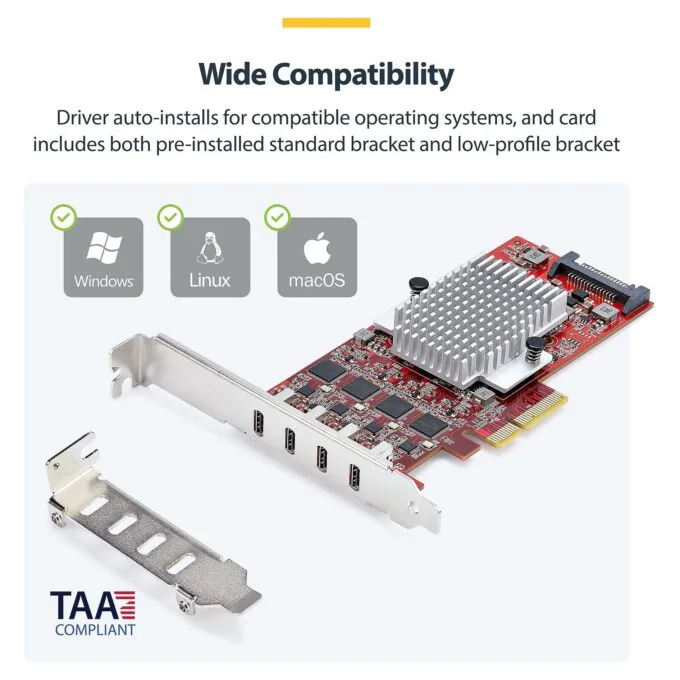 StarTech.com P10Q4C-USB-CARD interface cards/adapter — image 5