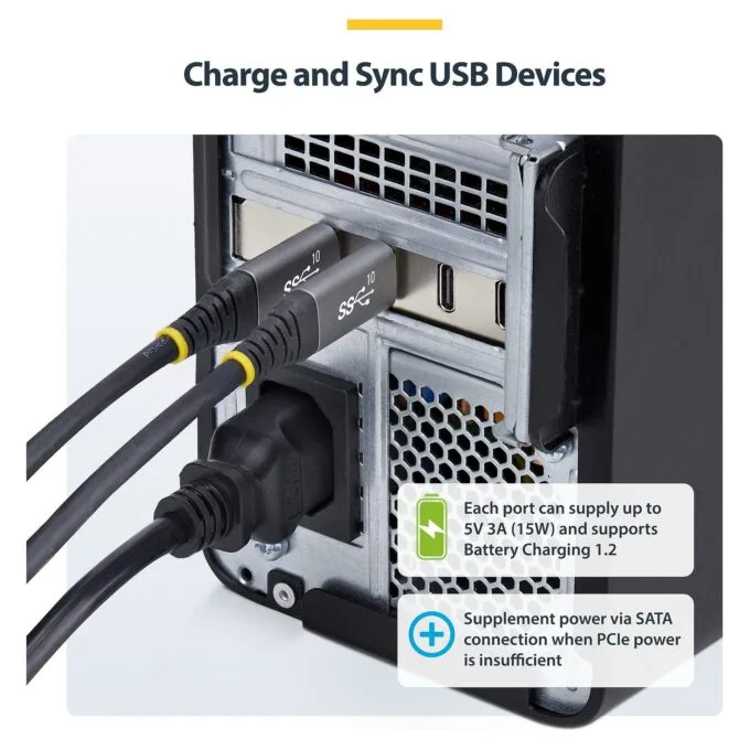 StarTech.com P10Q4C-USB-CARD interface cards/adapter — image 6