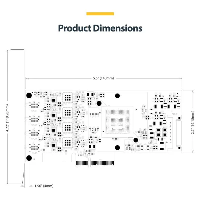 StarTech.com P10Q4C-USB-CARD interface cards/adapter — image 7