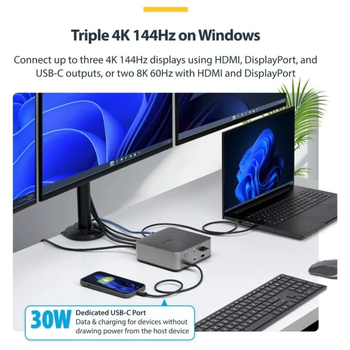 StarTech.com 215UE-TB5USB4DOCK laptop dock/port replicator — image 8