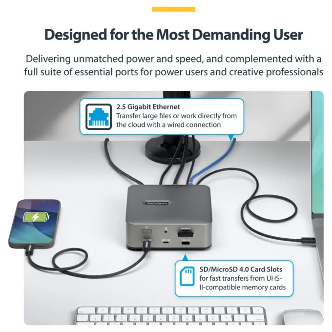 StarTech.com 215UE-TB5USB4DOCK laptop dock/port replicator — image 9