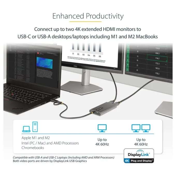 StarTech.com 109B-USBC-HDMI USB graphics adapter — image 8