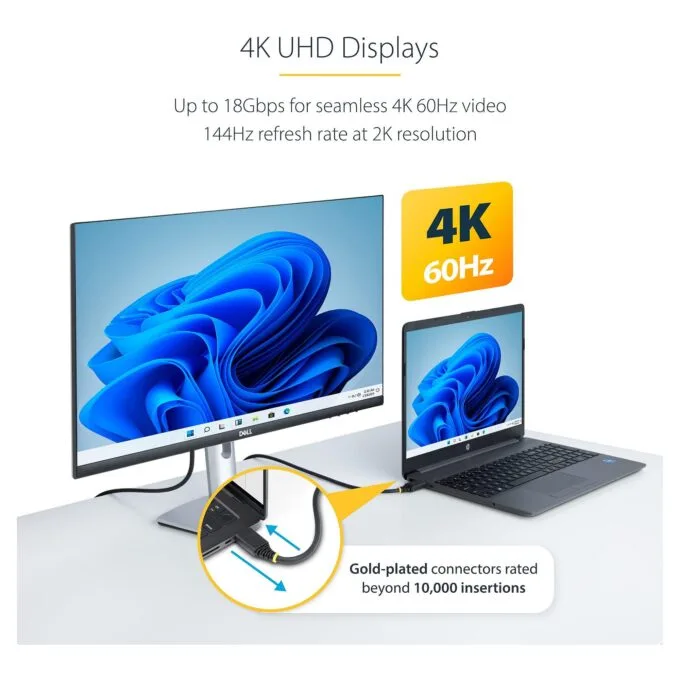 StarTech.com HDMI2-CABLE-4K60-15M HDMI cable — image 9