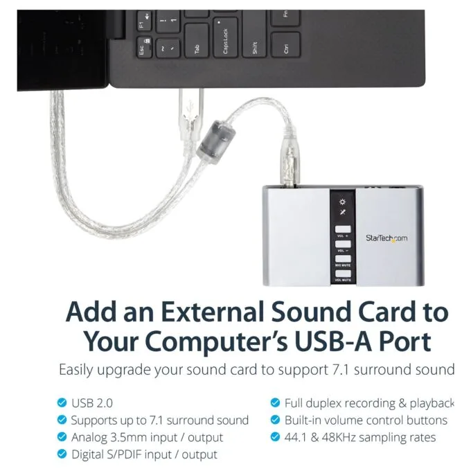 StarTech.com ICUSBAUDIO7D audio card — image 8