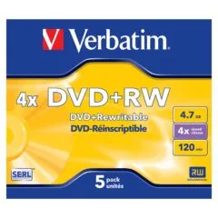Verbatim DVD+RW Matt Silver