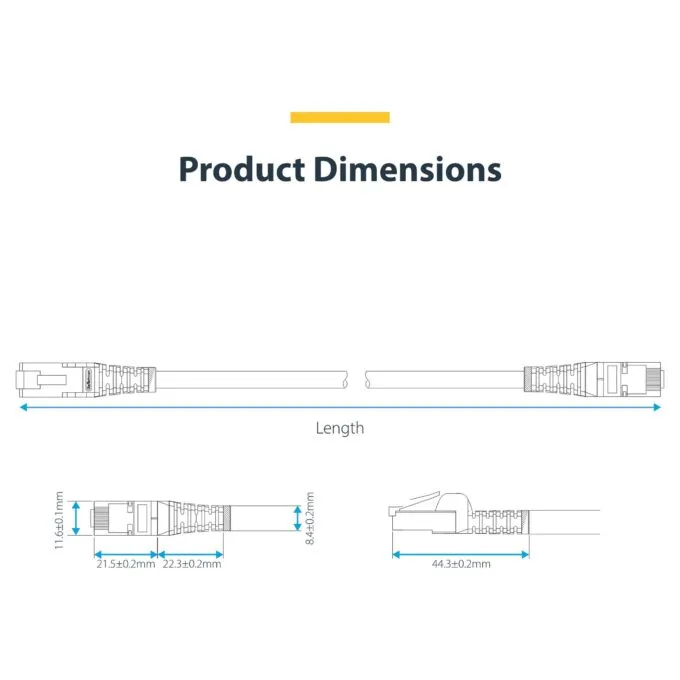 StarTech.com NLWH-3M-CAT8-PATCH networking cable — image 9