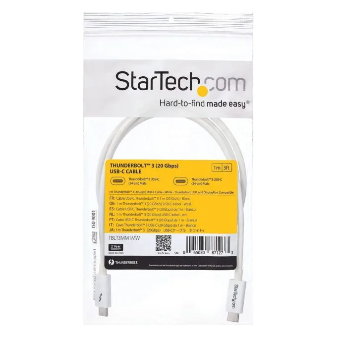 StarTech.com TBLT3MM1MW Thunderbolt cable — image 8