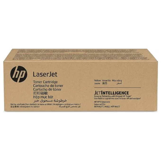 HP 654A CF332AH Yellow LaserJet Toner Cartridge — image 1