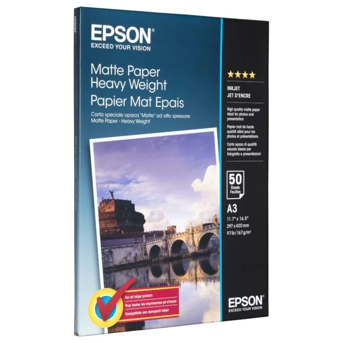 Epson Matte Paper Heavy Weight printing paper — image 2