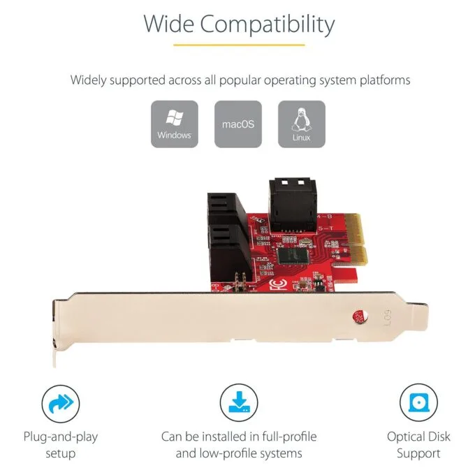 StarTech.com 6P6G-PCIE-SATA-CARD interface cards/adapter — image 13
