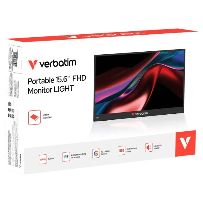 Verbatim Portable 15.6" FHD Monitor LIGHT — image 6
