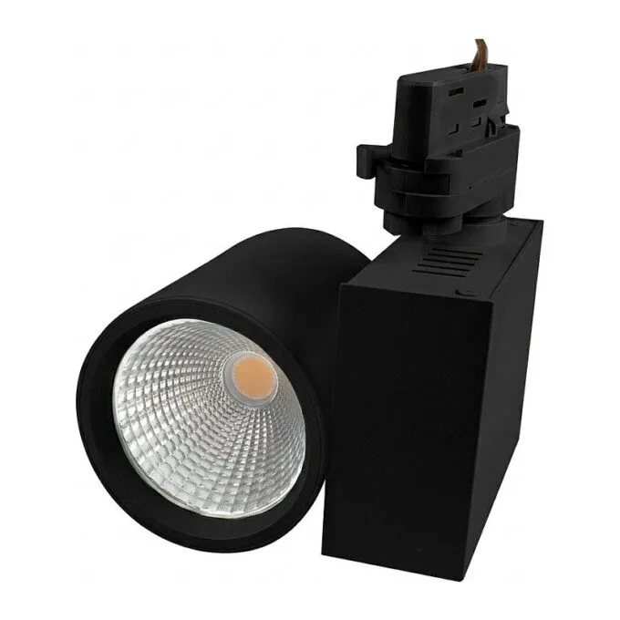 Synergy 21 LED Track series for power rail VLA series 30W, 45°, ww, CRI>90 black — image 1