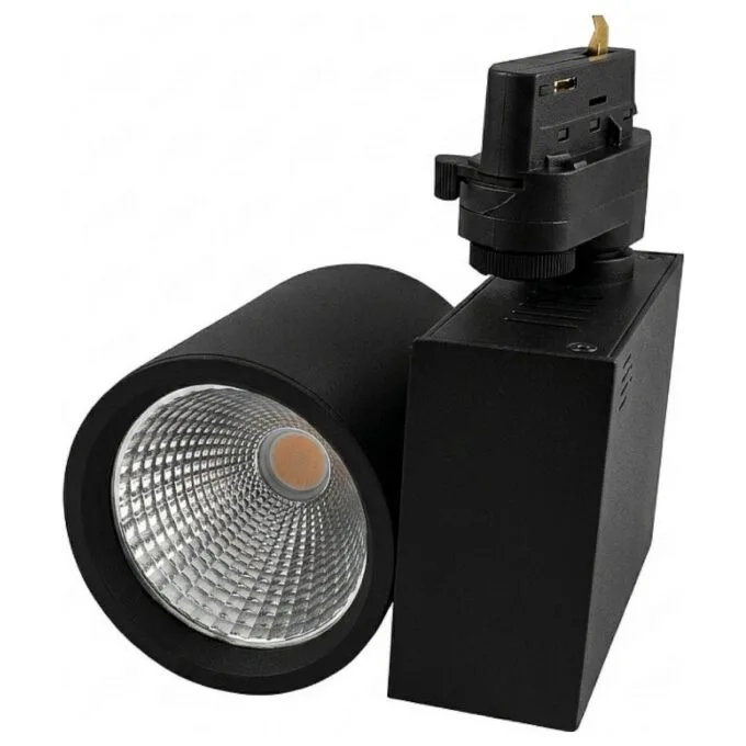 Synergy 21 LED Track series for power rail VLA series 40W, 45°, ww, CRI>90 black — image 1