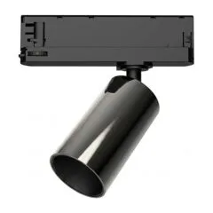 Synergy 21 LED Track series for power rail VLF series interchangeable housing electroplated titanium