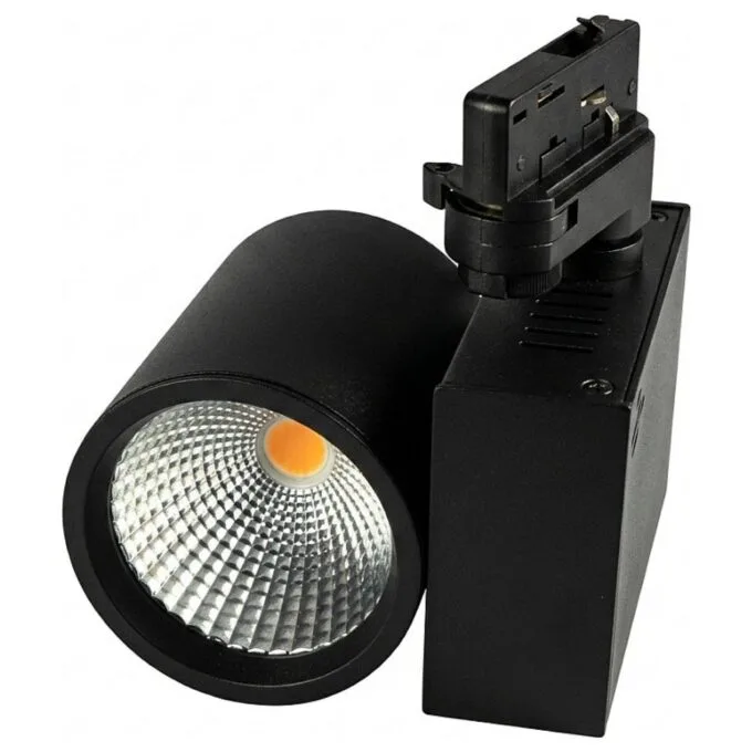 Synergy 21 LED Track series for power rail VLA series 30W, 45°, ww, CRI>97 black — image 1