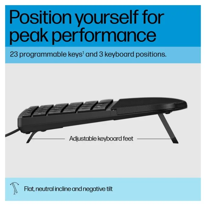 HP 485 Comfort Wired keyboard — image 4