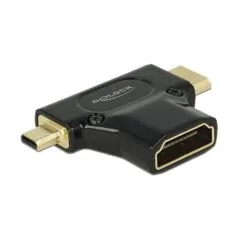 DeLOCK HDMI-A/HDMI Mini-C+ Micro-D, F/M+M