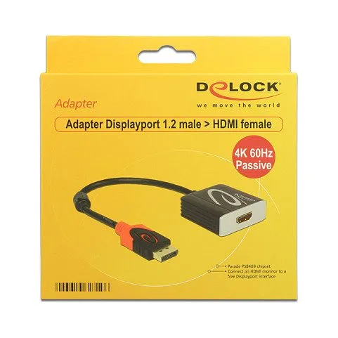 DeLOCK 0.2m, Displayport/HDMI — image 2