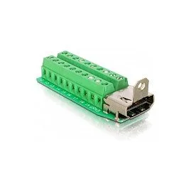 DeLOCK Adapter HDMI female > Terminal Block 20pin — image 1
