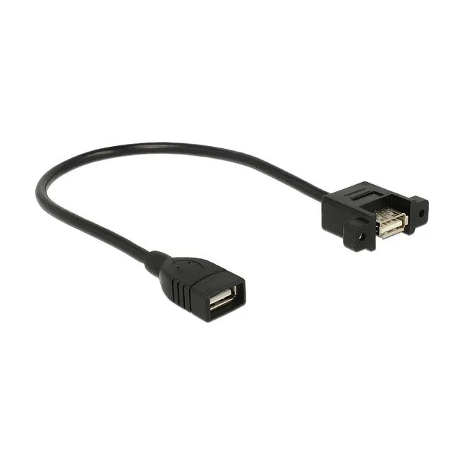 DeLOCK 0.25m 2xUSB2.0-A USB cable — image 1