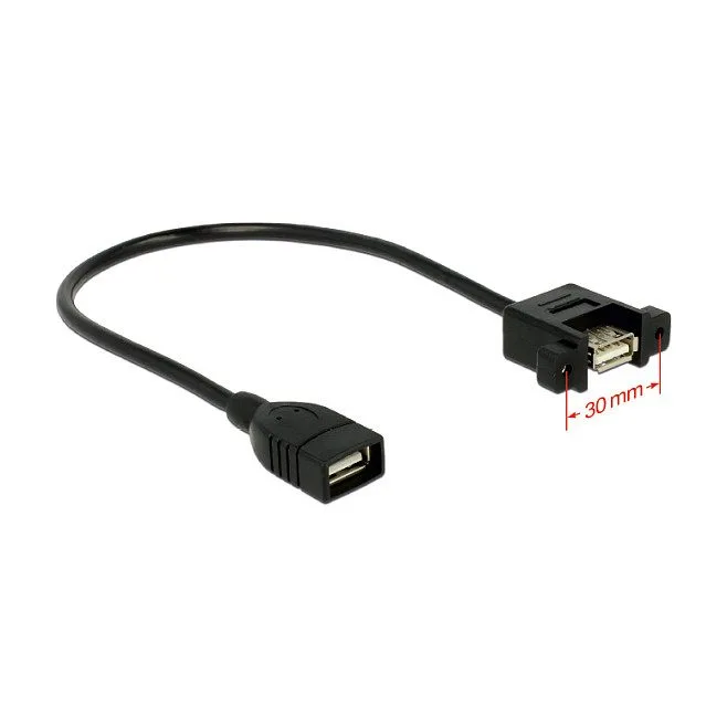 DeLOCK 0.25m 2xUSB2.0-A USB cable — image 2